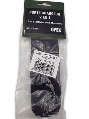 une photo d'un lot de deux coques en plastique noir pour chargeurs