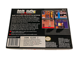 a back cover of a video game with a picture of a house