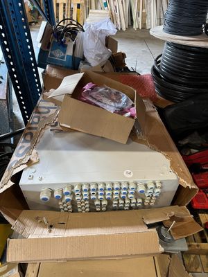 a box with a bunch of electronics on top of it
