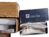 a box with a knife inside of it and a box with a knife inside of it
