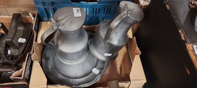 a large metal object that is sitting on a box