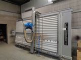 a machine that has a hose attached to it in a building