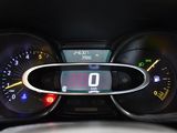 a close up of a car dashboard with a speedometer