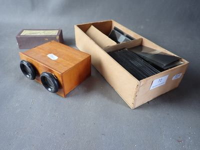 a box with a pair of binoculars next to a box with a pair of binoculars