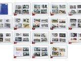 il y a beaucoup de vieilles photos accrochées au mur de cette pièce