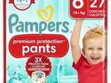 Culottes-couches Pampers Premium Protection, taille 6 - 12 kg