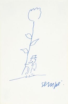 an image of a drawing of a flower on a piece of paper