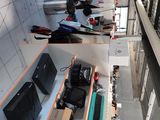 a room with a lot of computer equipment in it