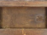 a picture of an old wooden picture frame