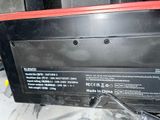 a close up of the back panel of a laptop computer