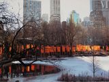 une photo d'un parc urbain en plein hiver