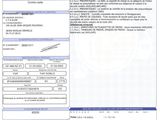 a paper with a picture of a car registration form on it