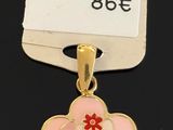 a close up of a tag with a cat on it