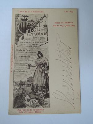 Carte Postale Espagne Feria DE Valence DU 20 AU 31/7/13…
