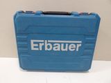 an image of a blue case with the word erbauer on it