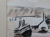 a picture of a drawing of a boat in the water