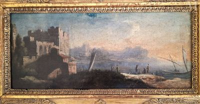 Ecole française : Huile sur toile. Fin du 18ème, début 19ème…