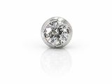 an image of a single diamond in the middle of a white background