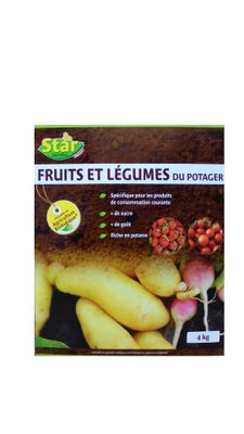 STAR JARDIN - Engrais Fruits et Légumes du Potager - NPK 5-4…