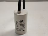 the capactor is plugged into the socket of the capactor