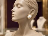 a mannequin in a jewelry store with a mannequin in front of it