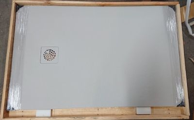 Bac à douche ACQUABELLA BASE SLATE , 120x75cm, couleur gris …