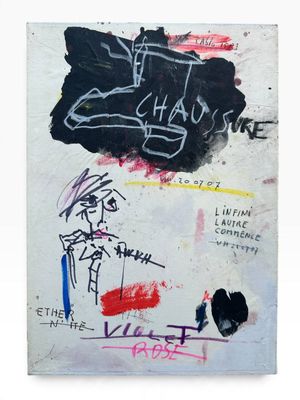 an image of a piece of art with a drawing on it