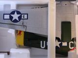 a model of an airplane that is sitting on a table