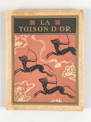 la couverture de *La Toison d'or*, avec des illustrations représentant des chevaux et des cavaliers