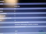 a lot of information on the screen of the computer