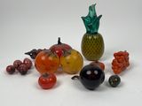 many different types of fruits and vegetables on the table