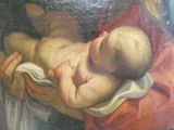 an image of a painting of a woman holding a baby in her arms