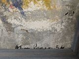 a picture of a painting on the wall of a room