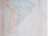 an old map of south america showing the location of the countries