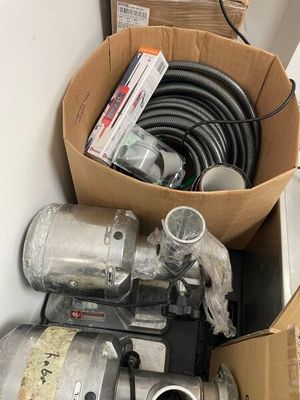 a box with a bunch of items inside of it