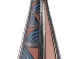 a vase that is sitting on a white surface