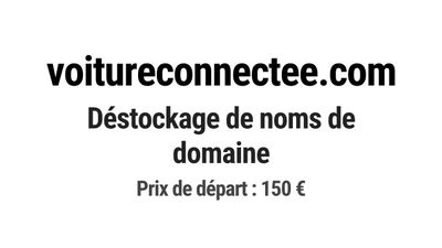 Nom de domaine voitureconnectee.