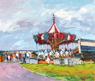 Guy LEGENDRE (né en 1946) "Deauville"