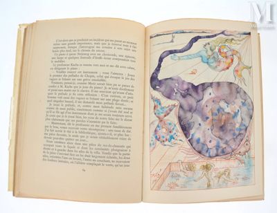 an open book with a picture of an elephant on it
