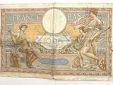 a picture of a french bank note with a picture of a man and a woman