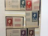 a picture of a collection of stamps in a book