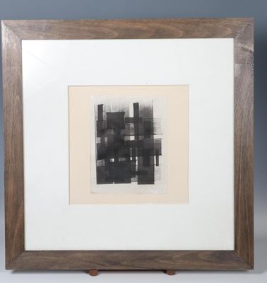 Ecole française du XXème siècle Composition abstraite Encre …