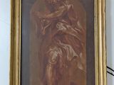 a picture of a painting hanging on the wall