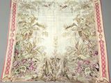 a picture of a tapestry hanging on a wall