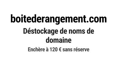 Nom de domaine boitederangement.