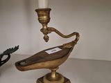 a lamp that is sitting on top of a table