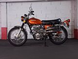 a motorcycle that is parked in a parking garage