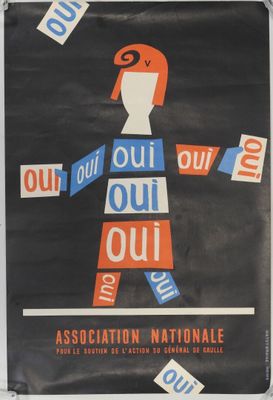 une image représentant une affiche sur laquelle figure une femme en robe, accompagnée d'un texte