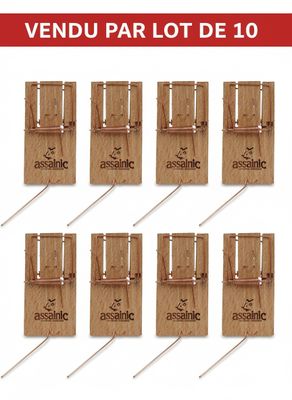 Lot de 10 - ASSAINIC - Piège à souris TS - Tapette mécanique…