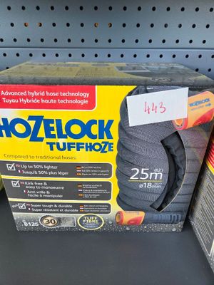 a box of hozelock tuberoze on the shelf